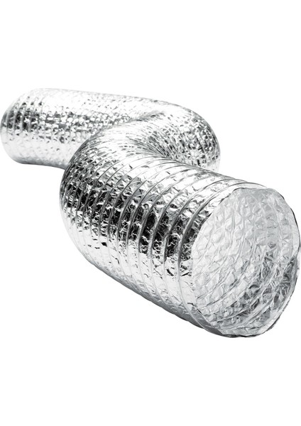 Aluas Ø160 mm Alüminyum Flexible Hava Kanalı Esnek Boru 10 mt