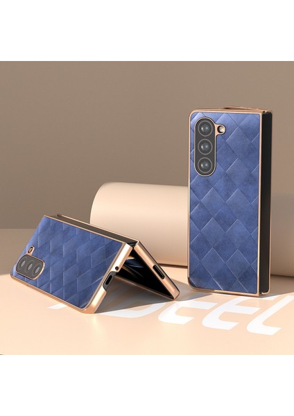 16102 Için Deri Telefon Kılıfı - Mavi (Yurt Dışından) modelleri