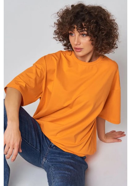 Only Trendwear Unisex Pamuklu Oversize Basic Tshirt modelleri