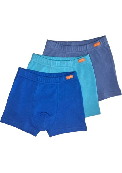 Düz Renk 3lü Erkek Çocuk Boxer fiyatları