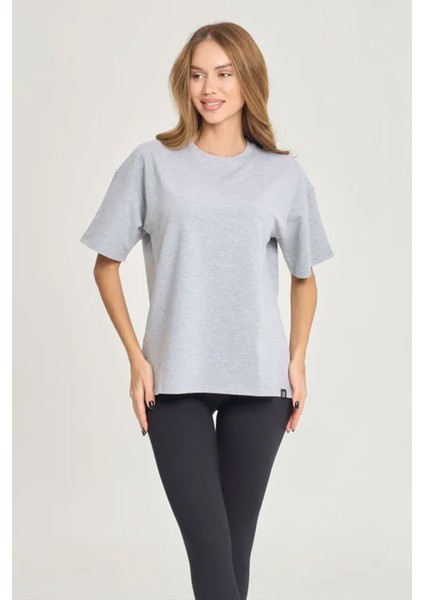 Unisex Pamuklu Oversize Basic Tshirt