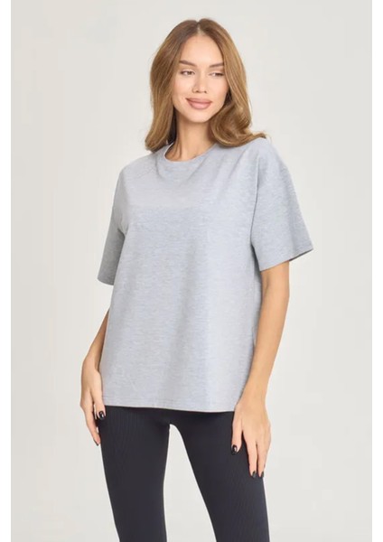 Unisex Pamuklu Oversize Basic Tshirt