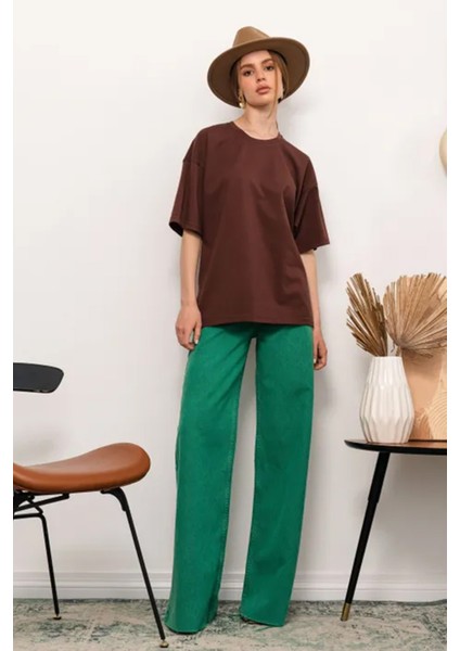 Only Trendwear Unisex Pamuklu Oversize Basic Tshirt modelleri