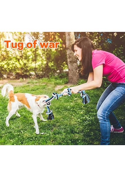 Orta Büyük Köpekler Için Interaktif Köpek Oyuncakları Yıkılmaz Dev Halat Pet Çiğnemek Oyuncaklar Güvenli Köpek Dişleri Temizleme Oyun Oyna (Yurt Dışından)