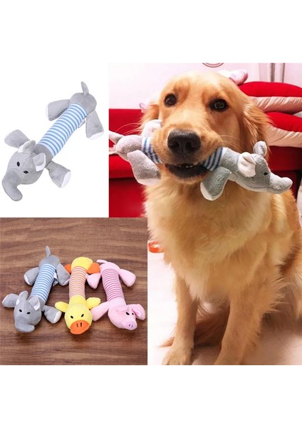 Popüler Pet Köpek Kedi Komik Polar Dayanıklılık Peluş Köpek Oyuncakları Squeak Chew Ses Oyuncak Tüm Evcil Hayvanlar Için Fit Fil Ördek Domuz Peluş Oyuncaklar (Yurt Dışından) fiyatları