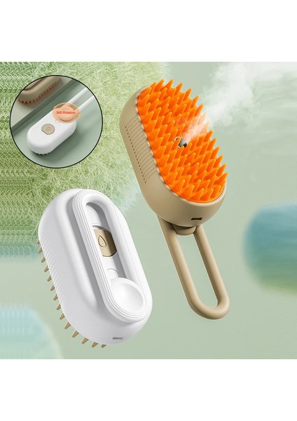 Tnabilir Kedi Buharlı Fırça Köpek Masaj Tarağı Elektrikli Sprey Kedi Saç Fırçaları Geri Çekilebilir Sap Pet Tüy Alma Bakım Fırçası (Yurt Dışından) fiyatları