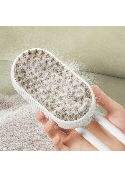 Tnabilir Kedi Buharlı Fırça Köpek Masaj Tarağı Elektrikli Sprey Kedi Saç Fırçaları Geri Çekilebilir Sap Pet Tüy Alma Bakım Fırçası (Yurt Dışından) modelleri