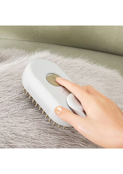 Tnabilir Kedi Buharlı Fırça Köpek Masaj Tarağı Elektrikli Sprey Kedi Saç Fırçaları Geri Çekilebilir Sap Pet Tüy Alma Bakım Fırçası (Yurt Dışından) fırsatları