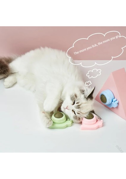 Pet Catnip Oyuncakları Yenilebilir Catnip Topu Güvenlik Sağlıklı Kedi Nane Kediler Ev Kovalayan Oyun Oyuncak Ürünleri Temiz Dişler Mide Catmint (Yurt Dışından)