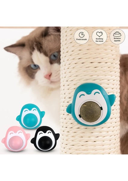 Doğal Catnip Taşlama Dişleri Nane Topu Yenilebilir Güvenlik Sağlıklı Atıştırmalık Kapalı Dönebilen Duvara Yapışan Oyuncaklar Kedi Nane Pet Malzemeleri (Yurt Dışından)