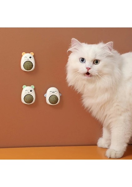 Karikatür Kedi Nane Topu Kedi Kendini Hi Spin Topu Diş Öğütür Kedi Cudgel Tim Le Kedi Nane Oyuncak Pet Malzemeleri Catnip Kedi Oyuncak Catnip (Yurt Dışından)