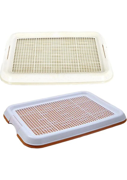 Köpek Lazı mlık Tuvalet Eğitim Tepsisi Çıkarılabilir 18.5X13.8 Inç Örgü Lazı mlık Tepsisi Yavru Küçük Boy Köpekler Için Lazı mlık Eğitmeni (Yurt Dışından) fiyatları