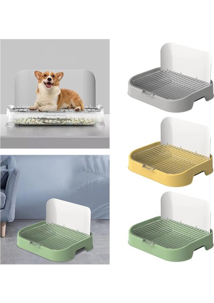 Örgü Izgaralar Simüle Duvarlı Pet Eğitim Tuvaleti Rahat Kapalı Köpekler Köpekler ve Kediler Için Lazımlık Tren Pedleri Büyük Köpek Yavrusu (Yurt Dışından) modelleri