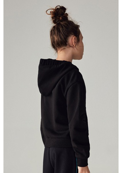 Kız Çocuk Siyah Sweatshirt 23FW0SW1556