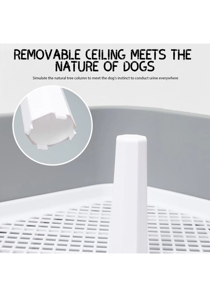 Büyük Pet Dog Toilet Sütunları Ayrılabilir Köpek Pee Fence Eğitim Toilet Anti-Splash Pets Wc Toilet Temizleme Potty Puppy Tray (Yurt Dışından) fırsatları
