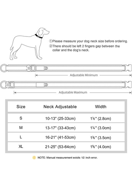 Ayarlanabilir Köpek Tasması Kişiselleştirilmiş Köpekler Yastıklı Tasmalar Yansıtıcı Ücretsiz Kazınmış Kimlik Etiketi Küçük Büyük Köpekler Için Pitbull Pug Tasmaları (Yurt Dışından)