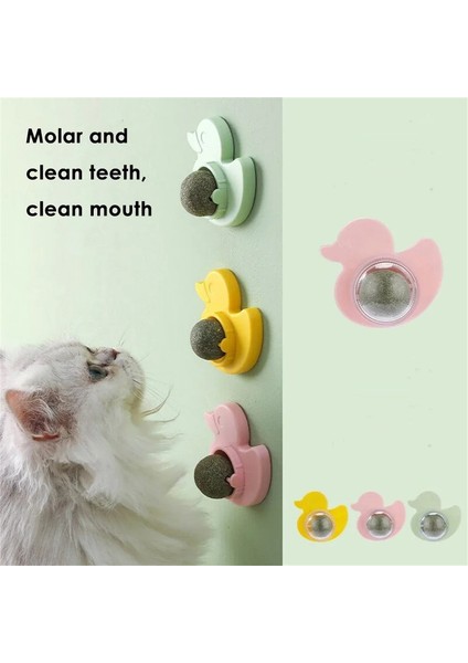 Kedi Oyuncak Top Duvara Monte Catnip Top Catnip Şeker Catnip Oyuncak Sağlıklı Beslenme Taze Nefes Yavru Kedi Aksesuarları Pet Malzemeleri (Yurt Dışından)