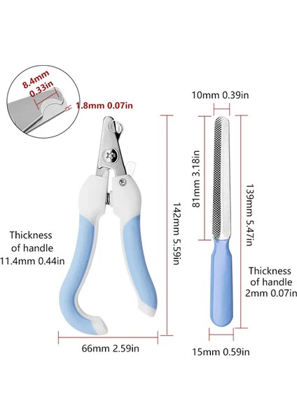 Profesyonel Pet Tırnak Makası Köpek Kedi Emek Tasarruflu Tırnak Makası Kullanışlı Güzellik Temizlik Malzemeleri Tırnak Bileme Törpüsü (Yurt Dışından)