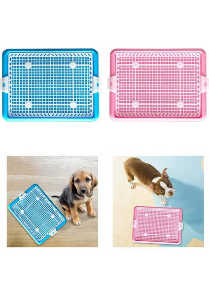 Köpek Çöp Kutuları Kapalı Açık Köpek Lazımlık Tepsisi Tuvalet Köpek Pee Pad Tutucu Küçük Boy Köpekler Için Mesh Eğitim Tepsisi (Yurt Dışından) indirimleri