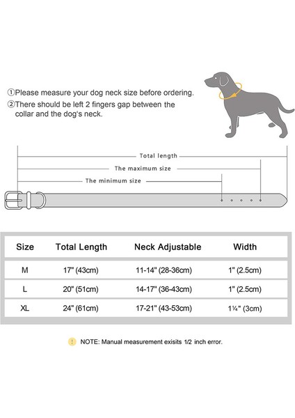 Dayanıklı Deri Köpek Tasması Gerçek Deri Köpek Tasmaları Orta Büyük Köpekler Için Ayarlanabilir Alman Çoban Eğitimi Avcılık Kahverengi (Yurt Dışından)