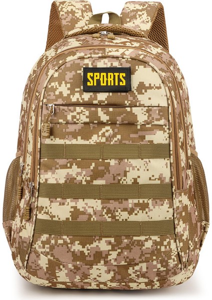 Taktik Çanta Sırt Çantası Seyahat Dağcılık Çantası Çok Katmanlı Büyük Kapasiteli Sırt Çantası (Yurt Dışından)