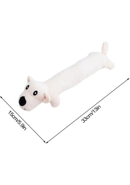 Köpek Oyuncakları Doldurulmuş Hayvanlar Yumuşak ve Sevimli Doldurulmuş Köpek Oyuncakları Interaktif Gıcırtılı Köpek Oyuncakları Köpek Oyuncakları Için Sesli Çiğneme Oyuncakları (Yurt Dışından)