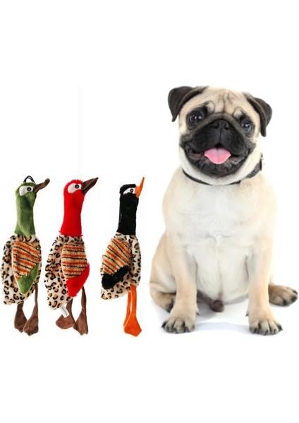 Pet Köpek Oyuncakları Peluş Yavru Çiğneme Oyuncakları Gıcırtılı Kuşlar Küçük Köpekler Için Oyuncaklar Sesli Interaktif Oyuncaklar (Yurt Dışından) fırsatları
