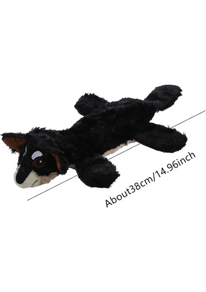 Peluş Kürk Kabuk Köpek Oyuncak Isırmaya Dayanıklı Vokal Evcil Hayvan Ürünleri Taşlama Diş Temizleme Eğitici Bebek (Yurt Dışından)