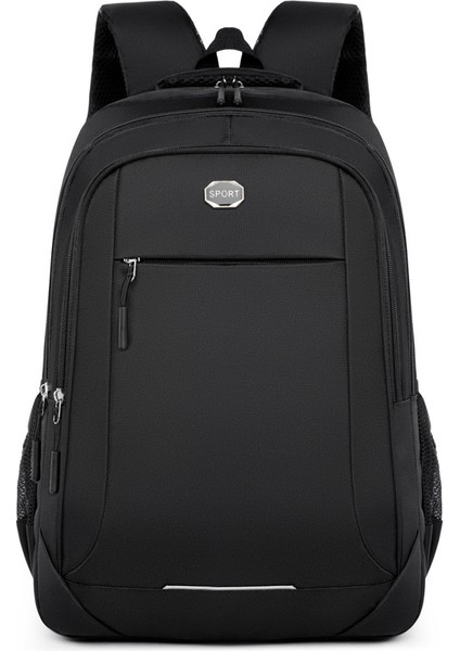 Büyük Kapasiteli Rahat Seyahat Sırt Çantası Erkek Okul Çantası Basit Bilgisayar Iş Moda Çantası (Yurt Dışından)