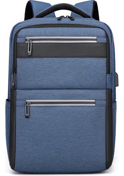 Erkek Sırt Çantası Çok Fonksiyonlu Iş Sırt Çantası Kentsel Basit Rahat Banliyö Sırt Çantası 15.6 Inç Bilgisayar Çantası (Yurt Dışından)