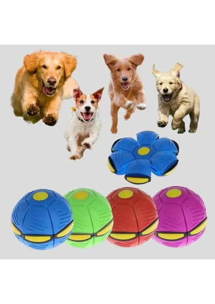 Köpek Oyuncakları Uçan Ufo Düz Atma Disk Topu LED Işık Oyuncak Çocuk Açık Bahçe Basketbol Oyunu Ilginç Atma Ufo Disk Topları (Yurt Dışından)