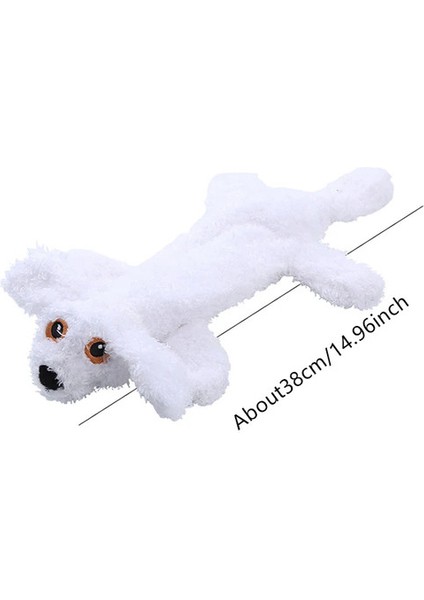 Peluş Kürk Kabuk Köpek Oyuncak Isırmaya Dayanıklı Vokal Evcil Hayvan Ürünleri Taşlama Diş Temizleme Eğitici Bebek (Yurt Dışından)