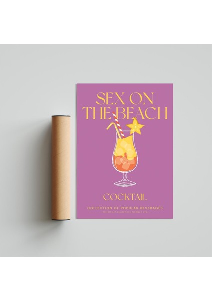 On The Beach 5 21 x 30 cm - Siyah Çerçeveli