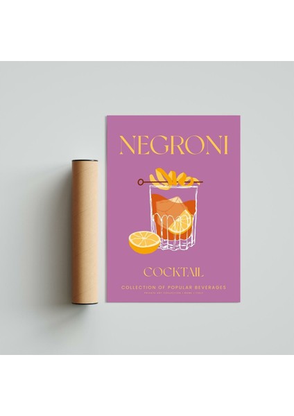 Negroni 5 21 x 30 cm - Beyaz Çerçeveli