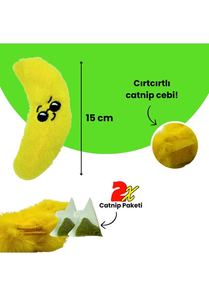 Çılgın Manav 4 Adet Peluş Kedi Oyuncak Seti 8 Adet Kedi Nanesi Paketi Dahil Peluş Kedi Oyuncakları fiyatları