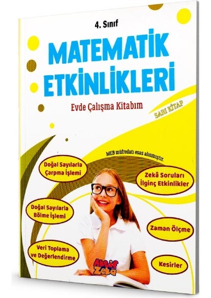 4.sınıf Matematik Etkinlikleri - Sarı Kitap - Ali Irmak