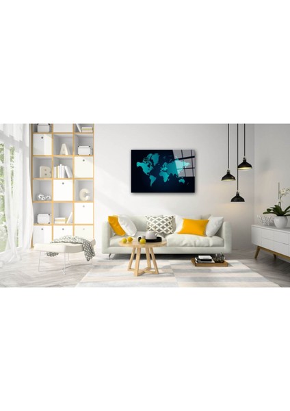 Dünya Haritası 94 Cam Tablo fiyatları