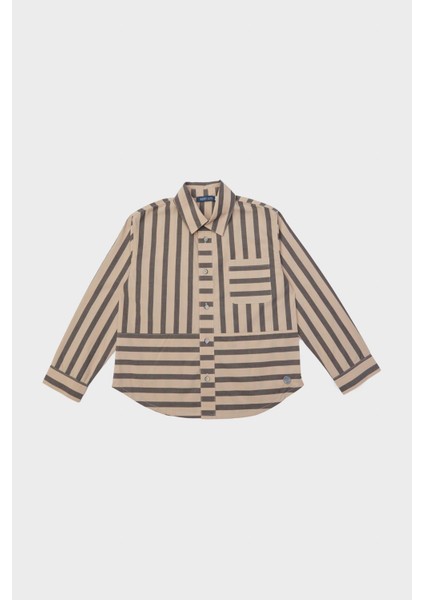 Erkek Çocuk Desenli Gömlek 23FW0NB3606 indirimleri