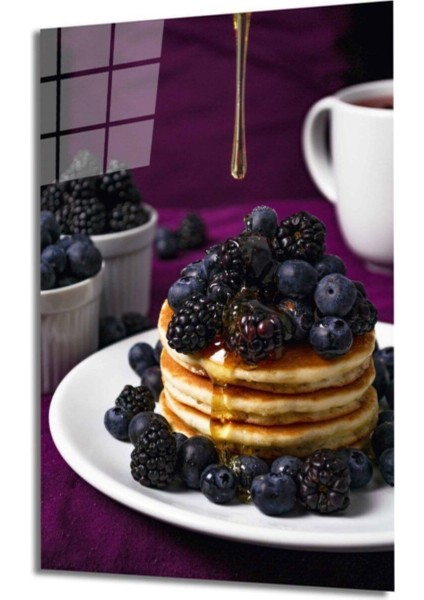 Meyveler Cam Tablo 4mm Dayanıklı Temperli Cam