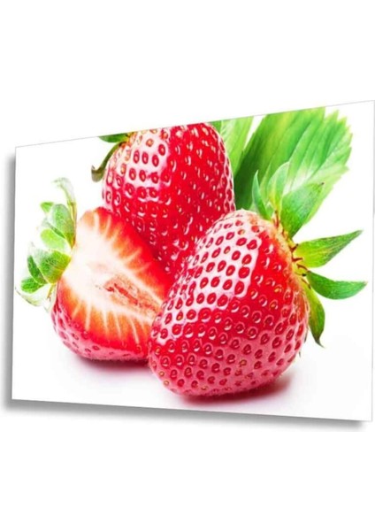 Meyveler Cam Tablo 4mm Dayanıklı Temperli Cam