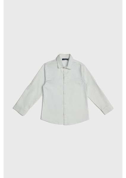 Erkek Çocuk Beyaz Gömlek 23FW0NB3602 indirimleri