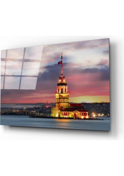 Kız Kulesi Cam Tablo