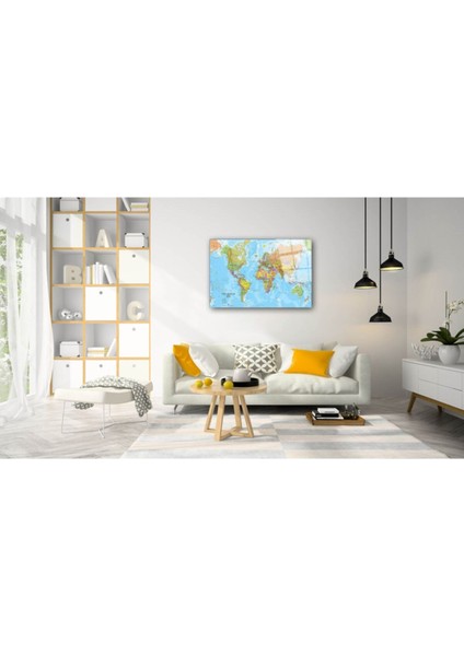 Dünya Haritası 59 Cam Tablo fiyatları