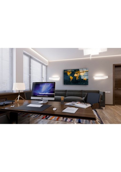 Dünya Haritası 28 Cam Tablo modelleri