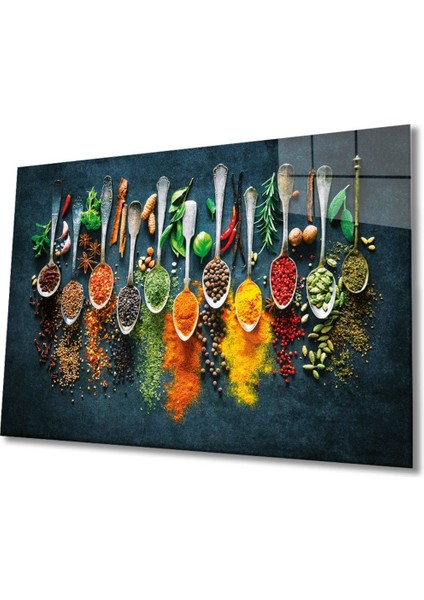 Baharatlar 4mm Dayanıklı Cam Tablo Temperli Cam