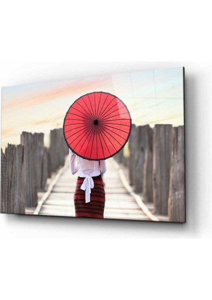 Doğa Manzara Cam Tablo 4mm Dayanıklı Temperli Cam