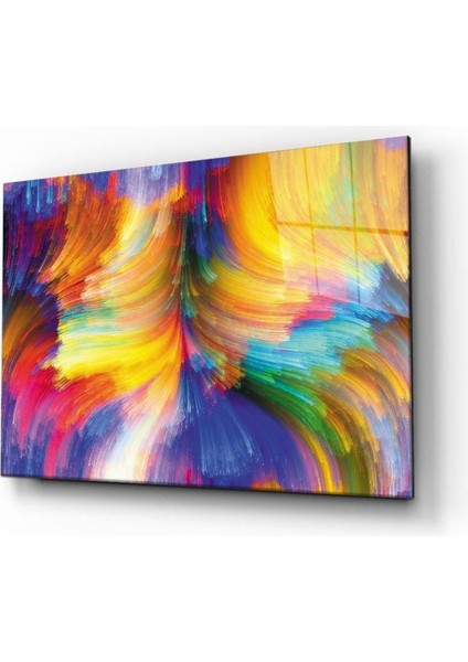 Soyut Cam Tablo 4mm Dayanıklı Temperli Cam