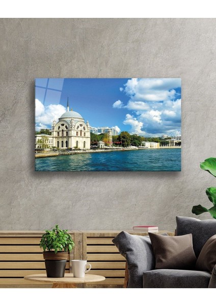 Istanbul Cami Manzara 4mm Dayanıklı Cam Tablo Temperli Cam fiyatları