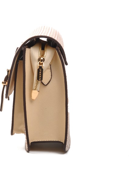 4A49 Bej Desenli Kadın Omuz Çantası indirimleri