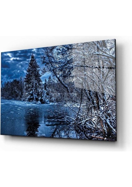 Doğa Manzara Cam Tablo 4mm Dayanıklı Temperli Cam